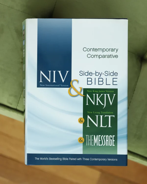 NIV, NKJV, NLT, The Message, Contemporary Comparative Study Side-by-Side Bible: The World’s Bestselling Bible Paired with Three Contemporary Versions(Hardcover) - Image 2