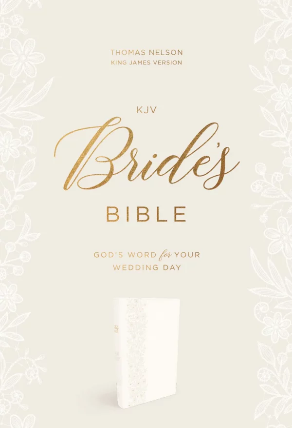 KJV, Bride's Bible, Leathersoft, White, Red Letter, Comfort Print: Holy Bible, King James Version-by Thomas Nelson