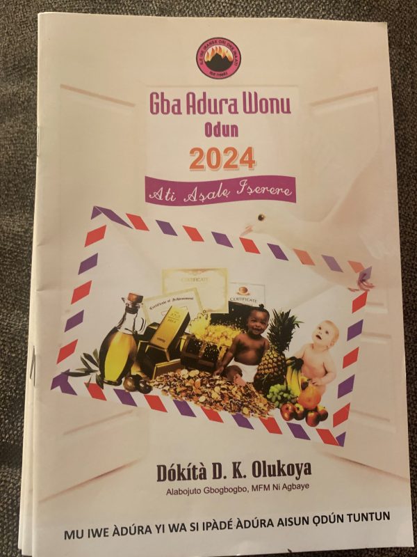 Pray Your Way into 2024 & Prosperity Night YORUBA EDITION(Crossover Booklet)— by Dr. D. K. Olukoya